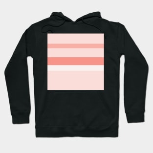 A limited assortment of Isabelline, Pale Pink, Melon (Crayola) and Peachy Pink stripes. Hoodie